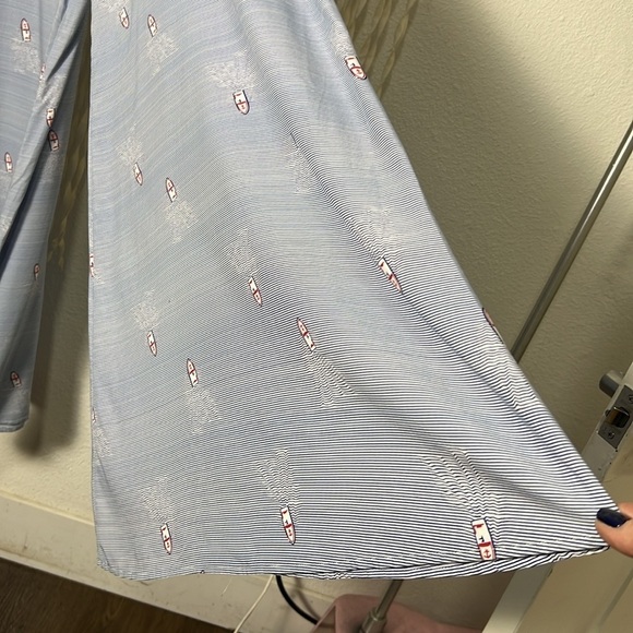 CLC | Cory Lynn Calter Wide Leg Pant Boat Print Size Small - Picture 6 of 10